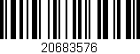 Código de barras (EAN, GTIN, SKU, ISBN): '20683576'