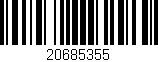Código de barras (EAN, GTIN, SKU, ISBN): '20685355'