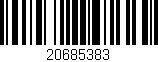 Código de barras (EAN, GTIN, SKU, ISBN): '20685383'