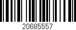 Código de barras (EAN, GTIN, SKU, ISBN): '20685557'
