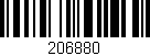 Código de barras (EAN, GTIN, SKU, ISBN): '206880'