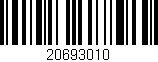Código de barras (EAN, GTIN, SKU, ISBN): '20693010'
