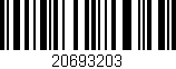 Código de barras (EAN, GTIN, SKU, ISBN): '20693203'