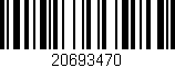 Código de barras (EAN, GTIN, SKU, ISBN): '20693470'