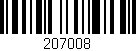 Código de barras (EAN, GTIN, SKU, ISBN): '207008'