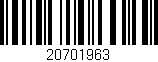 Código de barras (EAN, GTIN, SKU, ISBN): '20701963'