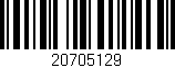 Código de barras (EAN, GTIN, SKU, ISBN): '20705129'