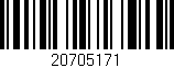 Código de barras (EAN, GTIN, SKU, ISBN): '20705171'