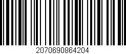 Código de barras (EAN, GTIN, SKU, ISBN): '2070690864204'