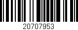 Código de barras (EAN, GTIN, SKU, ISBN): '20707953'