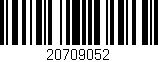 Código de barras (EAN, GTIN, SKU, ISBN): '20709052'