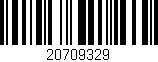 Código de barras (EAN, GTIN, SKU, ISBN): '20709329'