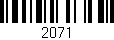 Código de barras (EAN, GTIN, SKU, ISBN): '2071'