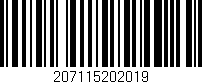 Código de barras (EAN, GTIN, SKU, ISBN): '207115202019'