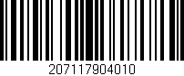 Código de barras (EAN, GTIN, SKU, ISBN): '207117904010'