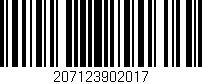 Código de barras (EAN, GTIN, SKU, ISBN): '207123902017'