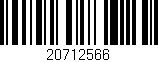 Código de barras (EAN, GTIN, SKU, ISBN): '20712566'