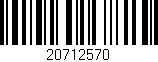 Código de barras (EAN, GTIN, SKU, ISBN): '20712570'