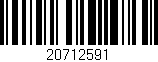 Código de barras (EAN, GTIN, SKU, ISBN): '20712591'