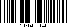 Código de barras (EAN, GTIN, SKU, ISBN): '20714898144'