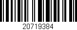 Código de barras (EAN, GTIN, SKU, ISBN): '20719384'