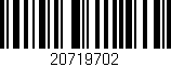Código de barras (EAN, GTIN, SKU, ISBN): '20719702'