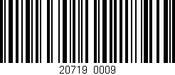 Código de barras (EAN, GTIN, SKU, ISBN): '20719/0009'