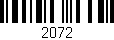 Código de barras (EAN, GTIN, SKU, ISBN): '2072'
