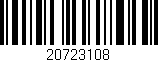 Código de barras (EAN, GTIN, SKU, ISBN): '20723108'