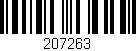 Código de barras (EAN, GTIN, SKU, ISBN): '207263'