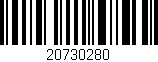 Código de barras (EAN, GTIN, SKU, ISBN): '20730280'