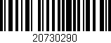 Código de barras (EAN, GTIN, SKU, ISBN): '20730290'
