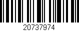 Código de barras (EAN, GTIN, SKU, ISBN): '20737974'