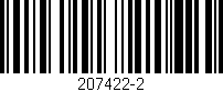 Código de barras (EAN, GTIN, SKU, ISBN): '207422-2'