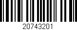 Código de barras (EAN, GTIN, SKU, ISBN): '20743201'