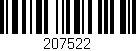 Código de barras (EAN, GTIN, SKU, ISBN): '207522'