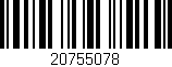 Código de barras (EAN, GTIN, SKU, ISBN): '20755078'