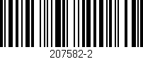 Código de barras (EAN, GTIN, SKU, ISBN): '207582-2'
