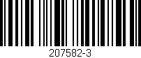 Código de barras (EAN, GTIN, SKU, ISBN): '207582-3'