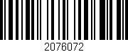 Código de barras (EAN, GTIN, SKU, ISBN): '2076072'