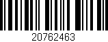 Código de barras (EAN, GTIN, SKU, ISBN): '20762463'