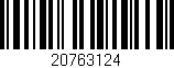 Código de barras (EAN, GTIN, SKU, ISBN): '20763124'