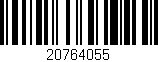 Código de barras (EAN, GTIN, SKU, ISBN): '20764055'