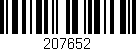 Código de barras (EAN, GTIN, SKU, ISBN): '207652'