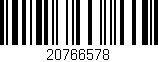 Código de barras (EAN, GTIN, SKU, ISBN): '20766578'