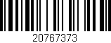 Código de barras (EAN, GTIN, SKU, ISBN): '20767373'