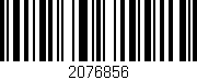 Código de barras (EAN, GTIN, SKU, ISBN): '2076856'