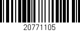 Código de barras (EAN, GTIN, SKU, ISBN): '20771105'