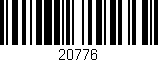 Código de barras (EAN, GTIN, SKU, ISBN): '20776'