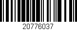 Código de barras (EAN, GTIN, SKU, ISBN): '20776037'